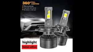 (Phiên bản giới hạn) Đèn pha đèn pha LED ô tô siêu sáng 160W H1 H4 H7 H8 H11 9005 HB3 9006 HB4 công suất cao 6000K