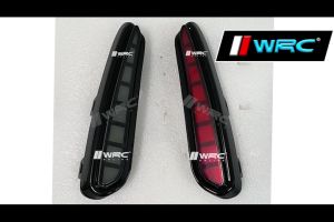 Honda Civic Hatchback 2022 - 2024 Type R Mustang Design Dynamic Rear Bumper Reflector With Signal Running