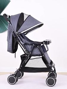 Foldable Baby Stroller Stable and Durable 3 reclining modes Easy to Fold