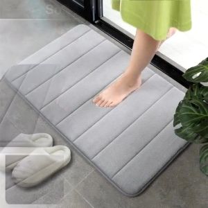 Soft Absorbent Mat Memory Foam Bath Bathroom Bedroom Floor Shower Doormat Cot Rug - Keimav Official