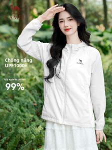 CAMEL | Áo Khoác Mỏng Chống Nắng Có Mũ Và Chống Thấm Nước