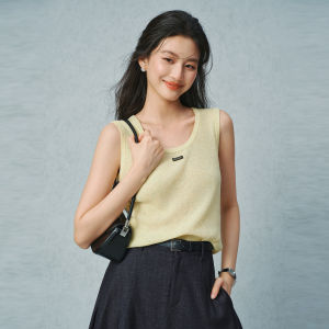 SEIFINI | Floral Jacquard Polo Collar Flutter Sleeve Knitted Top