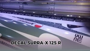 Decal Supra X 125 R Modif Keren Stiker Supra X 125 R Full Body Striping Supra X 125 R Variasi Keren Mandalika