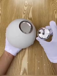 French malist Glass Ball Wall Lamp - Modern Spherical Bedside Light for Bedroom & Living Room - Elegant Decor Lighting Fixture