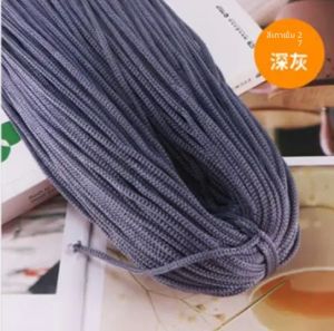 1 PC 200g ถักเส้นด้ายกลวงไนลอนถักด้ายถักสาย DIY สร้อยข้อมือหมวกกระเป๋ารองเท้า handmade 3mm 200 M