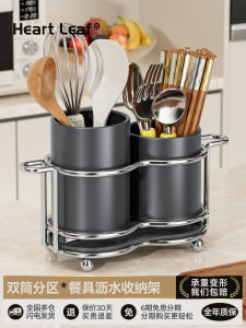 ชั้นวางจานแบบพับได้สำหรับหน้าจานในครัวสแตนเลสระดับไฮเอนด์พร้อมที่ใส่ตะเกียบและชาม