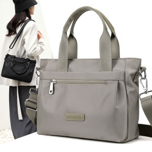 New Fashionable Versatile Large Capacity Commuter Womens Tote Bag Casual Handbag Shoulder Bag Crossbody Bag Nylon Material