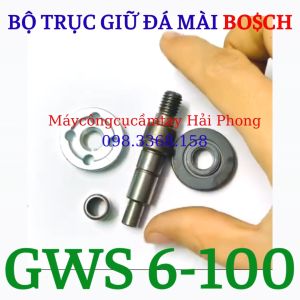 Bộ Trục giữ đá máy mài Bo.S.ch GWS6-100 / mài DCA  ASM03-100A / mài DongCheng DSM03-100A ...