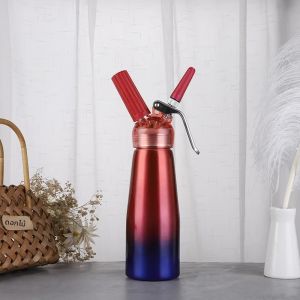 500ml อลูมิเนียมโซดาวิปปิ้งครีมเครื่องกําเนิดไฟฟ้าห้องครัว Self-made เครื่องดื่มอัดลมขนมเครื่องมือในครัวเรือน