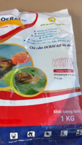 ỐC RÃI 60 giây-Túi 1Kg-Viên màu xanh Phù hợp với Ốc Sên trên cây Thanh long hoa kiểng trồng rau màu và Ốc bưu vàng hại lúa