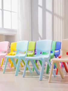 IMUTO Kiddie Chair Backrest Chair For Children Baby Seat Plastic Small Chair Household Matte Non Slip Childrens Chair