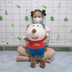Sói Wolfoo & Lucy size lớn Gấu bông Miniso Thú bông hoạt hình Wolfoo & Lucy chính hãng mềm mịn - sản phẩm cam kết như hình