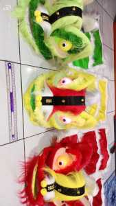 Barongsai anak Lampu Nyala Kwalitas Super