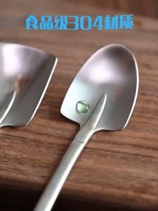 SUS304 Steel Premium Sudu Penyodok Kecil/ Aiskrim Buah-buahan Sudu Pencuci mulut Pembuka selera Sudu Kopi / Sudu Kecil