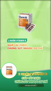 Vitamin 3B Youth Pharma Bổ Sung Vitamin Nhóm B (B1 B6 B12) - Hộp 100 Viên