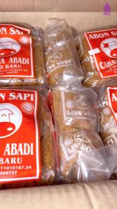 GROSIR 20KG Cahaya Abadi Abon Sapi "F 20 PACK X 10 PACK 100 GRAM"