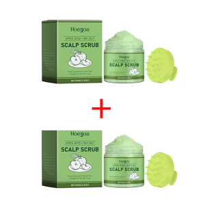 Dầu Gội Tẩy Tế Bào Chết Da Đầu Với Muối Biển Kèm Dụng Cụ Massage Silicon Làm Sạch Sâu Dưỡng Chất Kiểm Soát Dầu Hương Thảo Tươi Mát Dành Cho Mọi Loại Tóc