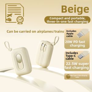 Icon | Portable 20000mAh Quick Charge Power Bank with Built-in Cable