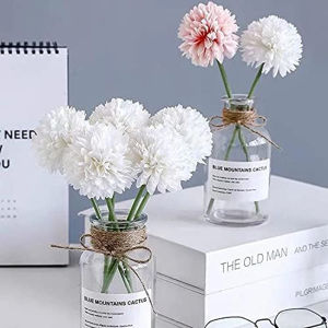 Artificial Silk Hydrangea Pompon Flowers Indoor Coffee Table Vase Windowsill Outdoor Garden Party Holiday Wedding Bouquets Decor