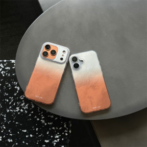 Smart AI Camera Key Package Gradient Star Universe Orange Soft Edge Hard Shell Protection Cover for Apple iPhone 17 pro Max