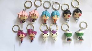 Bandai | Dragon Ball Z Keychains Cartoon Anime Figures Son Goku Master Roshi Children Pendant Collection Decoration Model Toys Gifts
