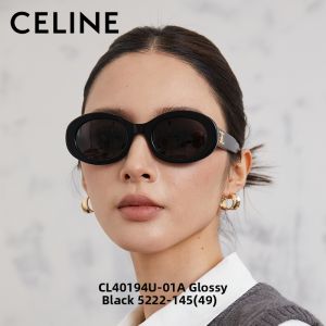 CELINE | Women Retro Cat-eye Small Frame Sunglasses Face Slimming Prescription Compatible