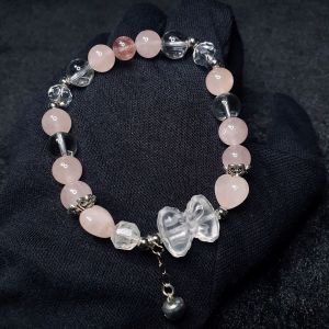 【 READY STOCK  Actual Unit 】Natural Love Popularity Crystal Bracelet 天然爱情人缘水晶手串 -DPW25910