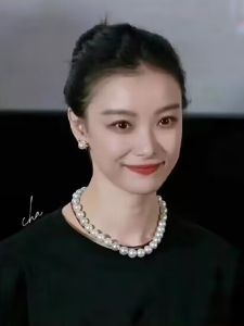 Natural water Large Grain Real Pearl Necklace Elegant Hepburn Style Mothers Day Gift for Women Silver Embedded round Shape