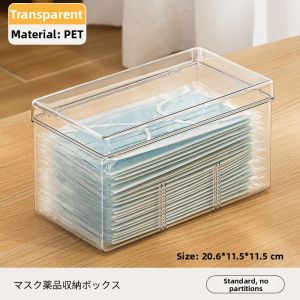 Mask and Pill Storage Box
