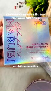 Cushion Marubi Khóa Nền Siêu Mịn SPF50 PA +++ 15g (kèm lõi thay thế) MA-005