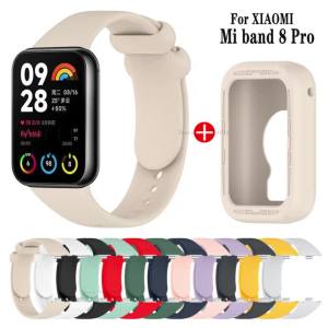 Silicone Strap for Xiaomi Mi Band 8 Pro Smart Watch Sports Strap Watchbands for Redmi Watch 4 Bracelet Cover Case Accessories