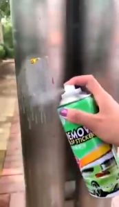 【SKIT SG】Multipurpose Remove of Sticker Spray Removal Adhesive Residue Agent Car Glass Cleaning Stain Remover Glue Tape Barcode Cleaner Adhesive Remover Glue Remover Fast Glue Removal No Damage No Residues Gum Remover Crayon Remover Sticker Remover
