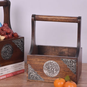 Khung Xách Tay Gỗ Thật Thái Lan Hộp Đựng Đồ Giỏ Hoa Quả Câu Lạc Bộ Thương Vụ Giỏ Xách Gia Vị Để Đồ Đồ Gia Dụng Đông Nam Á