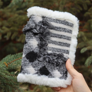 Cute Plush Fabric Book Cover for A5A6 Notebooks Warm Portable Creative Cultural Stationery Document Holder Business Supplies