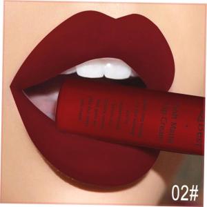 Waterproof Long Lasting Matte Liquid Velvet Red Lipstick Glowing Natural Color Any Skin Type Lip Makeup Beauty Tool from China