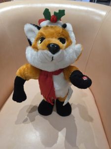 ตุ๊กตาเต้นได้มีเสียงเพลงสุนัขจิ้งจอกคริสต์มาส