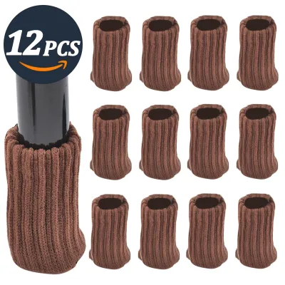 16PCS Furniture Feet Knitted Protectors Chair Legs Floor Anti-Slip Pads Table Legs Socks for Floor Protectors Chair Pads Covers