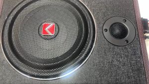 (Tặng kèm các dây cap) Loa âm trầm dành cho xe hơi Loa sub công suất 600W 8inch khung gỗ bọc da sang trọng bền bỉ.