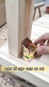 Bản lề chân bàn gấp gọn thông minh