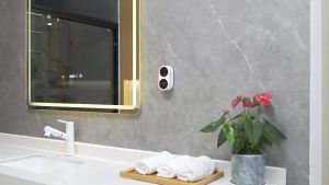 MEEGOO UV Toothbrush Sterilizer 1800mAh Removable Anti Bacterial Bathroom Wall Mounted Sanitizer