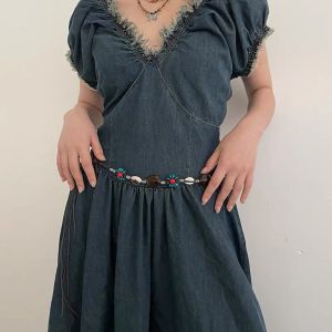 Elegant Metal Butterfly Waist Chain Skirt Accessory 2024 Spring New Style National Style Womens Belt Small Audience