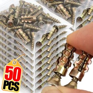 50 cái chịu lực cao chuyên dụng bu-lông Mở rộng thiết lập cho Đá kim loại răng cưa mở rộng ống vít tự taro Ống khoan cắm
