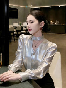 AXU | Áo Blouse Dây Bạc Sang Trọng