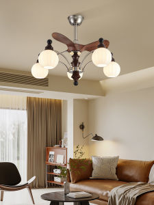MENGHUANG | Sleek Vintage Style Ceiling Fan Light