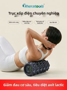 Theratools | Vibrating Foam Roller Electric Roller for Full Body Muscle Relaxation and Fitness Professional Yoga Use