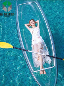 Crystal Ship Glass Boat Transparent Wedding Dress Photography Tourist Area Amusement Equipment Rafting Boat Inflatable Boat