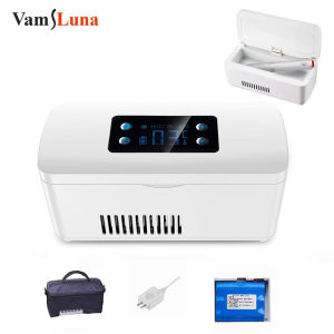 Tủ Lạnh Thuốc Insulin Di Động 2-8 ° Hộp Làm Mát Mini Màn Hình Kỹ Thuật Số C Với Điều Khiển Nhiệt Độ Thông Minh Dành Cho Du Lịch