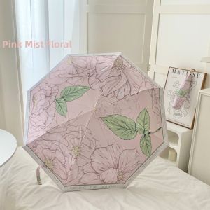 High Aesthetics UPF50+ Rainproof Sun Umbrella