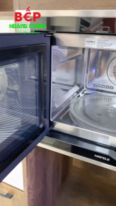 Hafele 538.01.111 Lò Vi Sóng HM-B38C 32L – Inox cao cấp – Kính đen cách nhiệt – Cảm ứng hiện đại – Màn hình LED – Đèn chiếu sáng – Chính hãng