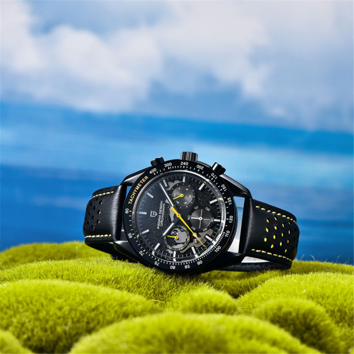 Montre Pagani Design 1779 Homme - Cadran Squelette Lunaire - Mouvement Japonais VK63 - Étanche 100m